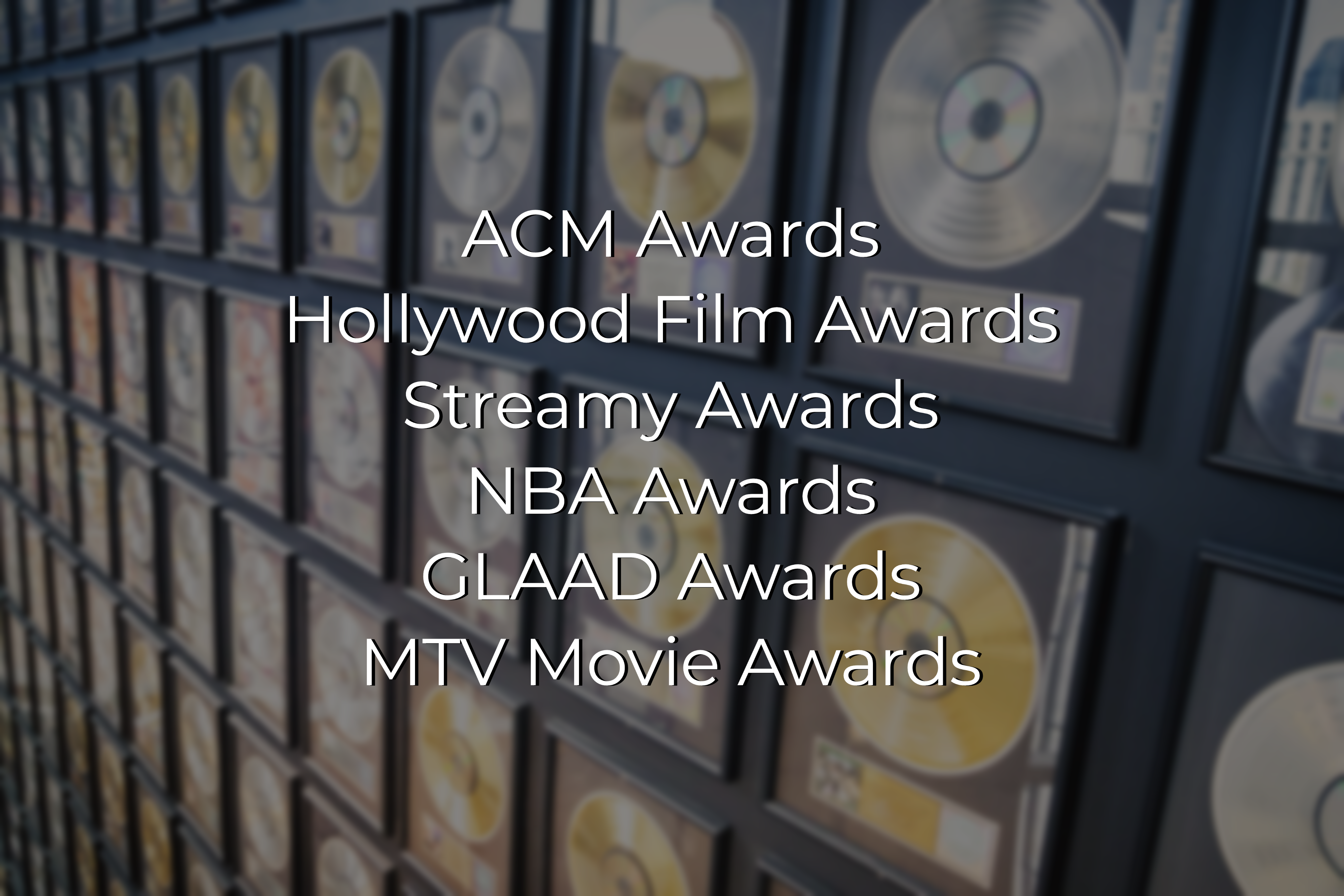 Awards list